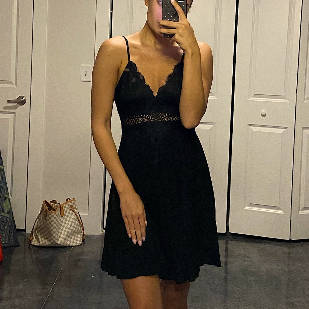 LUSH Black Lace Dress